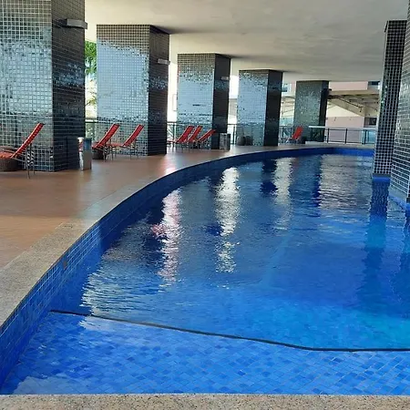 Lindo Ap 3/4 Frente Mar Landscape Apartamento *